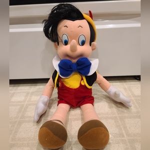 Disney Pinocchio Plush Soft Toy Large 18 Inch Rare Collectable Vintage Retro